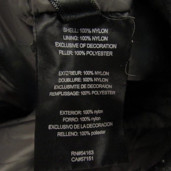 Karl Lagerfeld Black Hooded Puffer Jacket Men's XXL - Picture 15 of 16